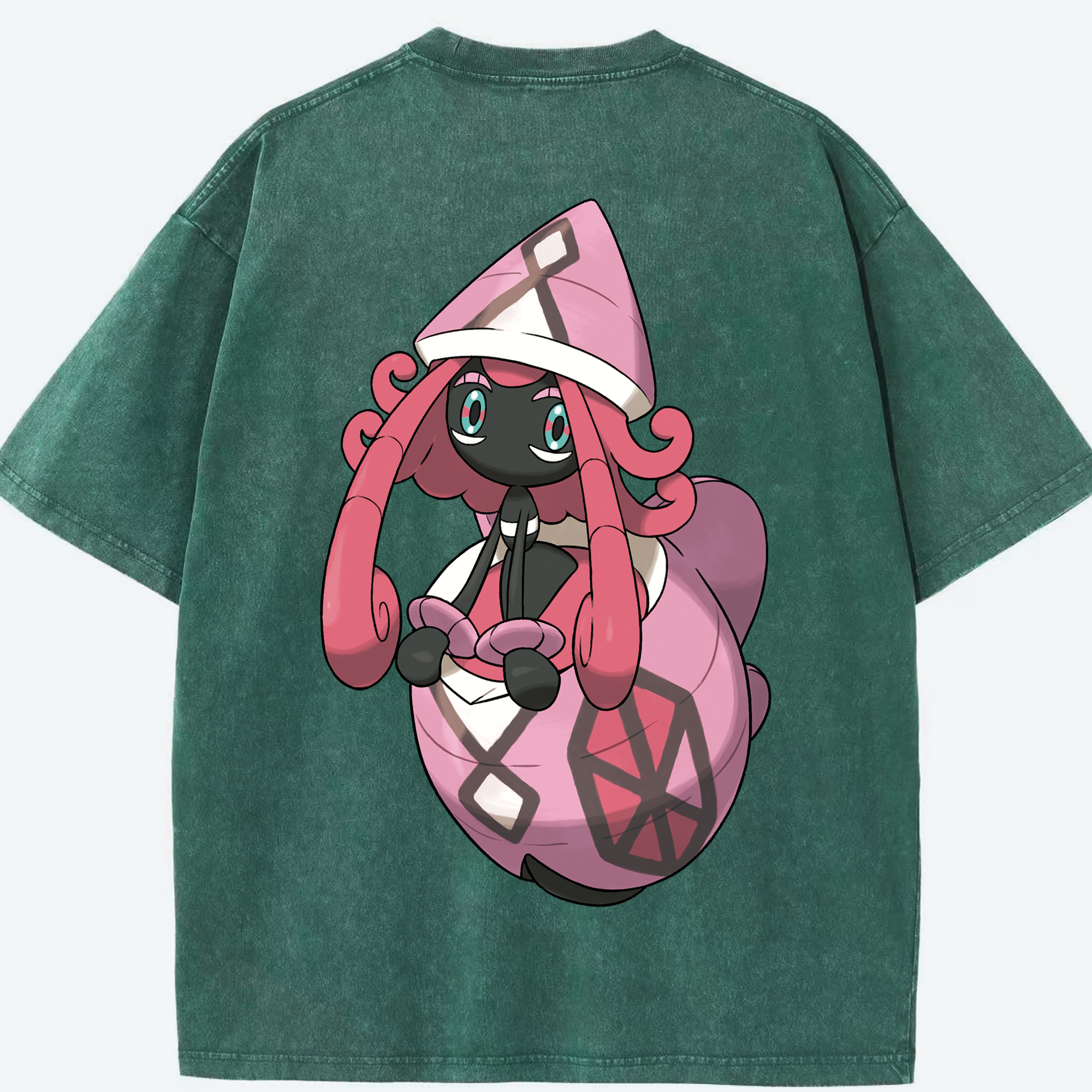 （画像用） ポケットモンスター Pokémon 綿100% ヴィンテージ風 半袖Tシャツ（背面プリント）